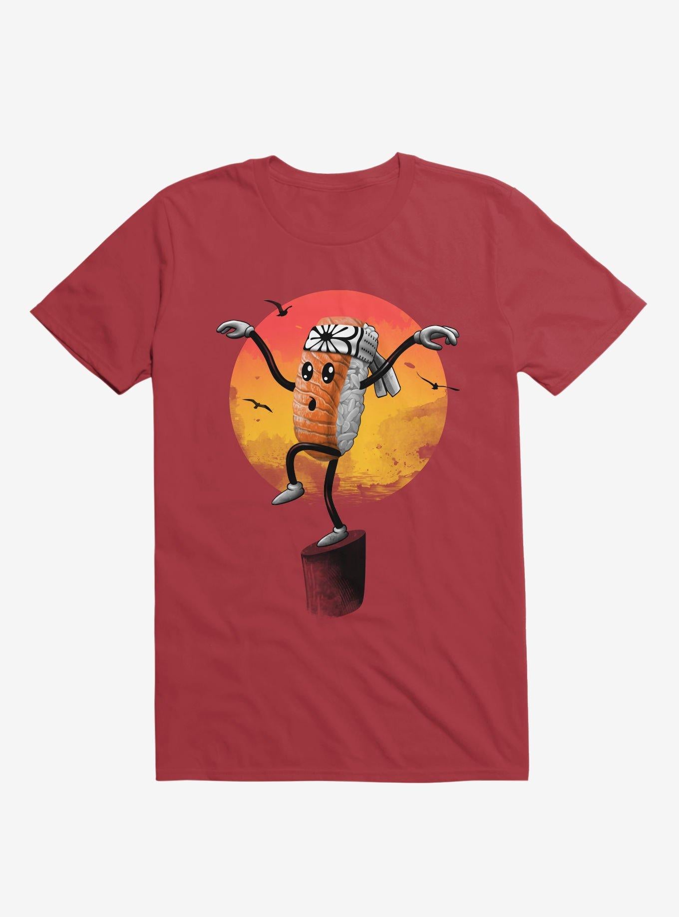 Sushi Style Red T Shirt T Shirt Comfort Fit Gift Ready