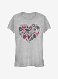 Star Wars Heart Icons Girls T-Shirt | Premium Unisex T-Shirt, Trending Graphic Tee