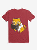 Avoid That Bastard at Work Cat Red T Shirt T Shirt Trending US