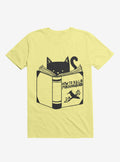 How To Kill A Mockingbird Cat Corn Silk Yellow T Shirt T Shirt Comfort Fit Daily Wear
