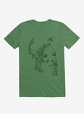 Sketch Of Nature Panda Kelly Green T Shirt T Shirt Trending US