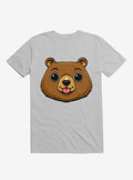 Bear Face Ice Grey T Shirt T Shirt Viral TikTok Daily Wear