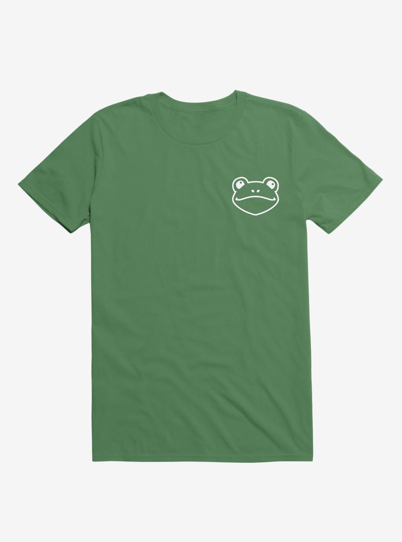 Frog Black And White Minimalist Pictogram White T Shirt T Shirt Comfort Fit Fan Favorite