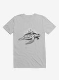 Adventure Turtle Ice Grey T Shirt T Shirt Gym Lifestyle Daily Wear