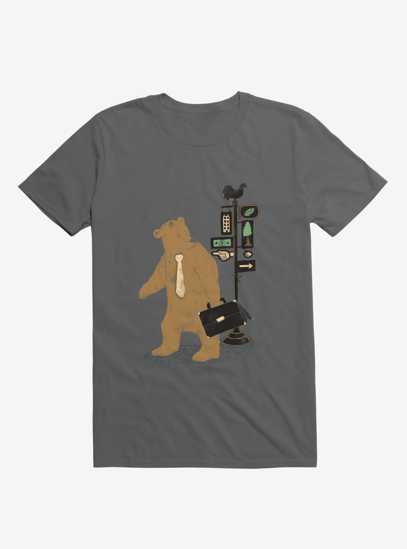 Choices Bear Charcoal Grey T Shirt T Shirt Trending US