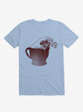 Coffee Wave Light Blue T Shirt T Shirt Trending US