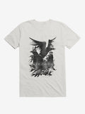 Crowned Crows White T Shirt T Shirt Comfort Fit Best Seller Look