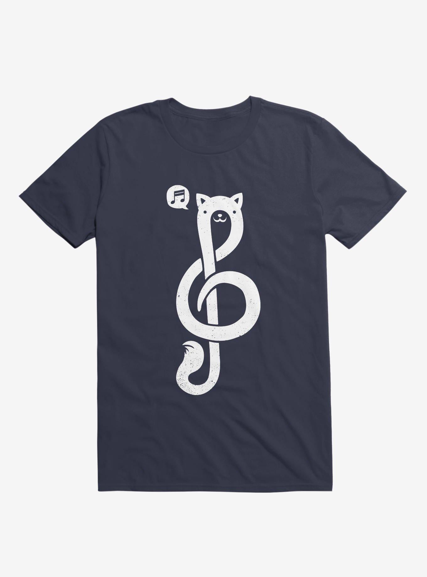 Musicat Navy Blue T Shirt T Shirt Trending US