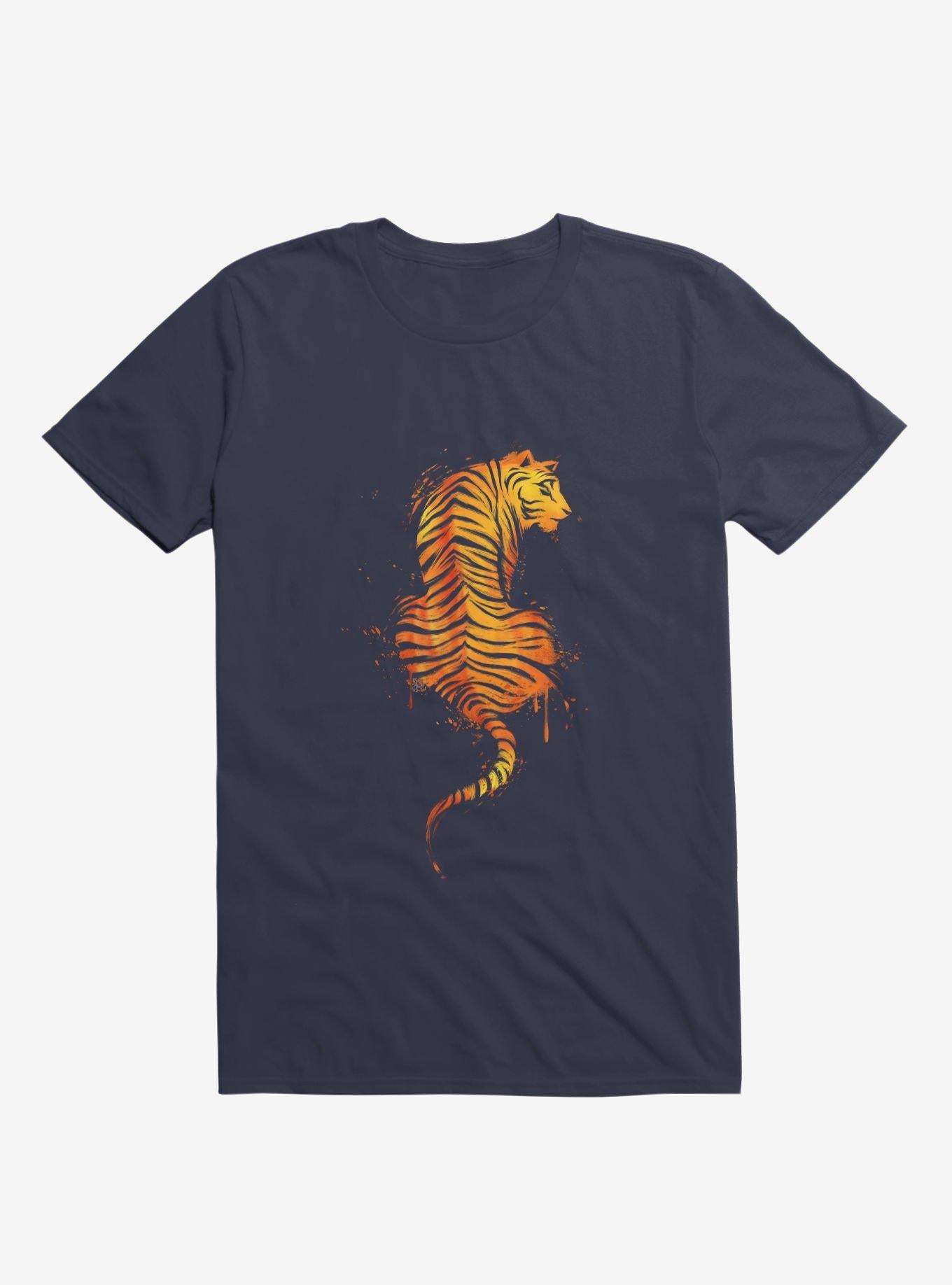 Tiger Ink Navy Blue T Shirt T Shirt Trending US