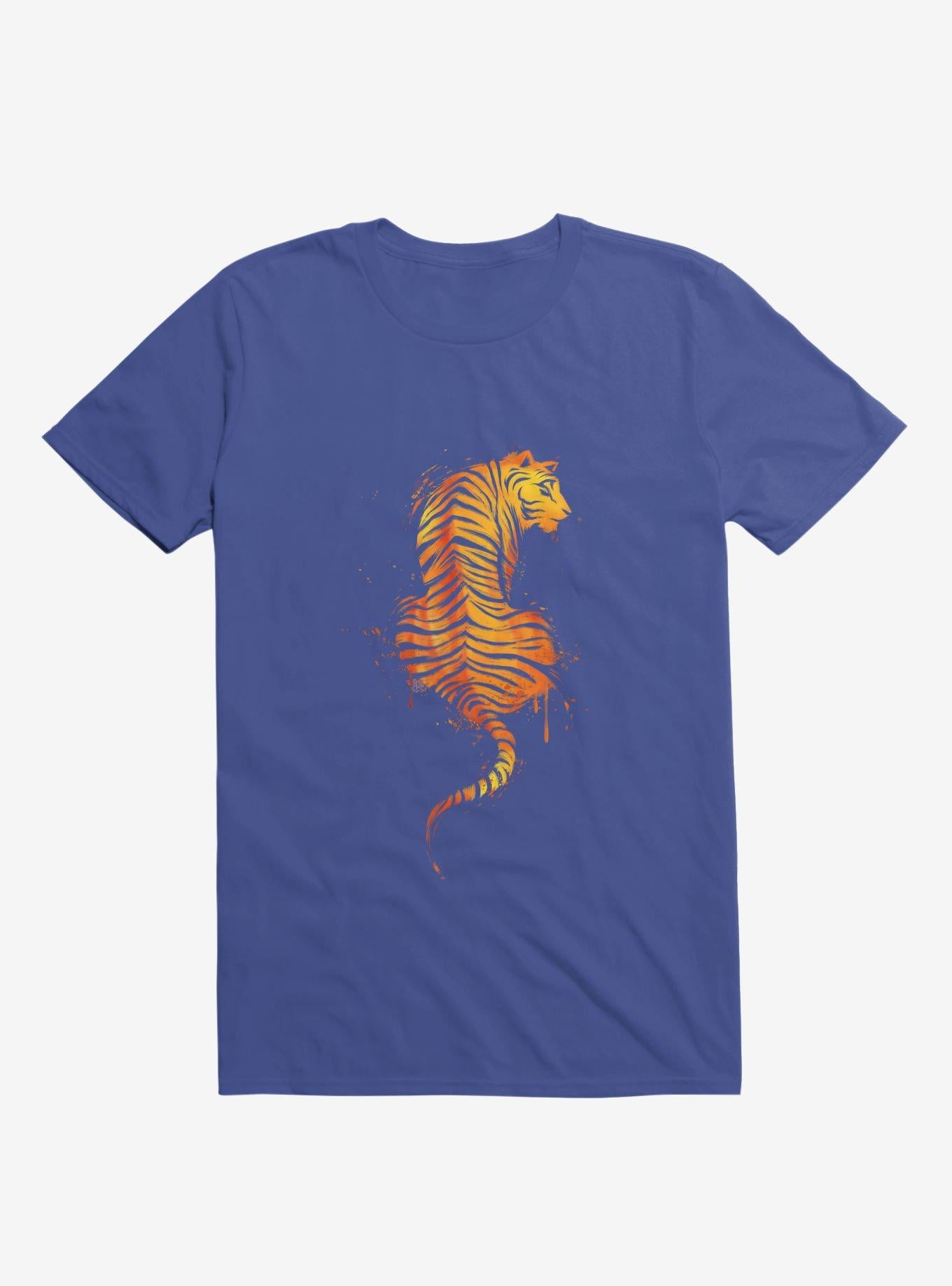 Tiger Ink Royal Blue T Shirt T Shirt Trending US