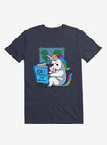 World Domination For Unicorns Navy Blue T Shirt T Shirt Streetwear Style Fan Favorite