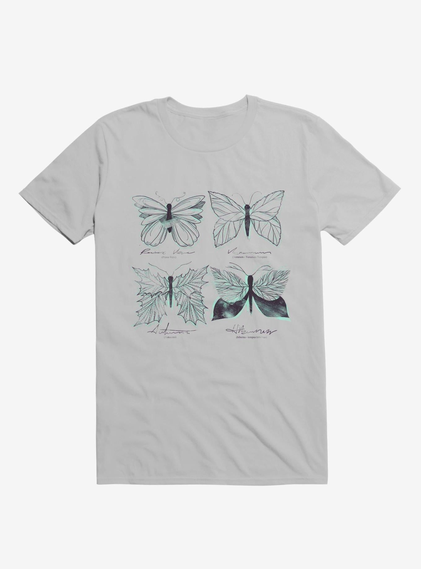 Seasons Change Butterfly Ice Grey T Shirt T Shirt Trending US