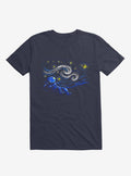 Starry Night Gravity Navy Blue T Shirt T Shirt Trending US