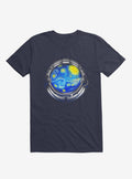 Starry Night Universe Navy Blue T Shirt T Shirt Gym Lifestyle Fan Favorite