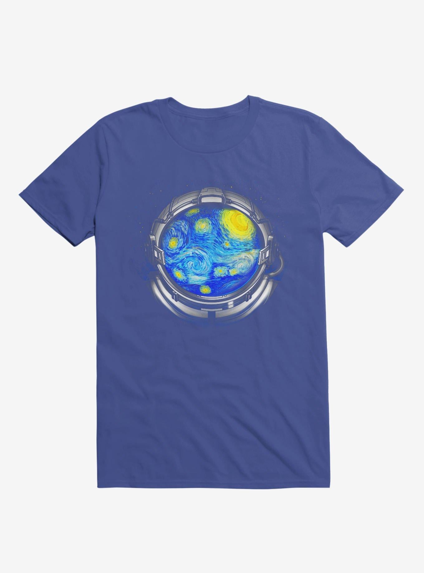 Starry Night Universe Royal Blue T Shirt T Shirt Premium Print Fan Favorite