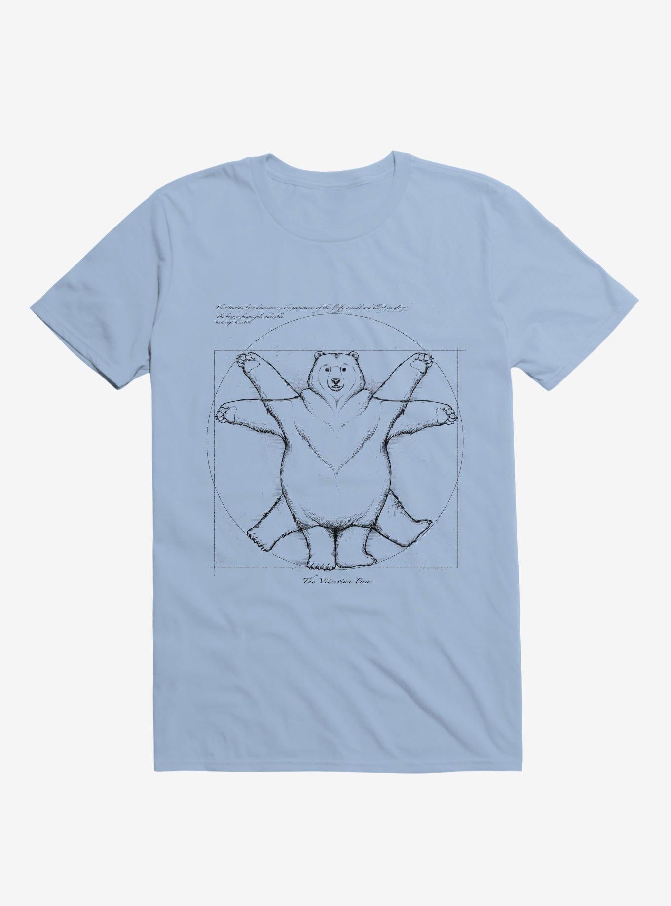 Vitruvian Bear Light Blue T Shirt T Shirt Trending US