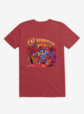 Cat Revolution Red T Shirt T Shirt Gym Lifestyle Daily Wear