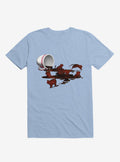 Coffee Cat Light Blue T Shirt T Shirt Trending US