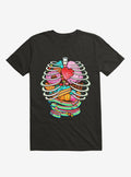 Unicorn Anatomy Sweet Inside Black T Shirt T Shirt Trending US