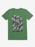Cat Skull Party Kelly Green T Shirt T Shirt Trending US