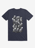 Cat Skull Party Navy Blue T Shirt T Shirt Trending US Hot Right Now