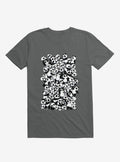Dia De Los Muertos Panda Party Charcoal Grey T Shirt T Shirt Trending US
