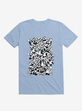 Dia De Los Muertos Panda Party Light Blue T Shirt T Shirt Trending US Fan Favorite