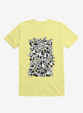 Dia De Los Muertos Panda Party Corn Silk Yellow T Shirt T Shirt Trending US
