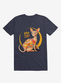 Yakuza Cat Navy Blue T Shirt T Shirt High Search Demand Gift Ready