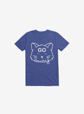 Go Away Cat Royal Blue T Shirt T Shirt Trending US