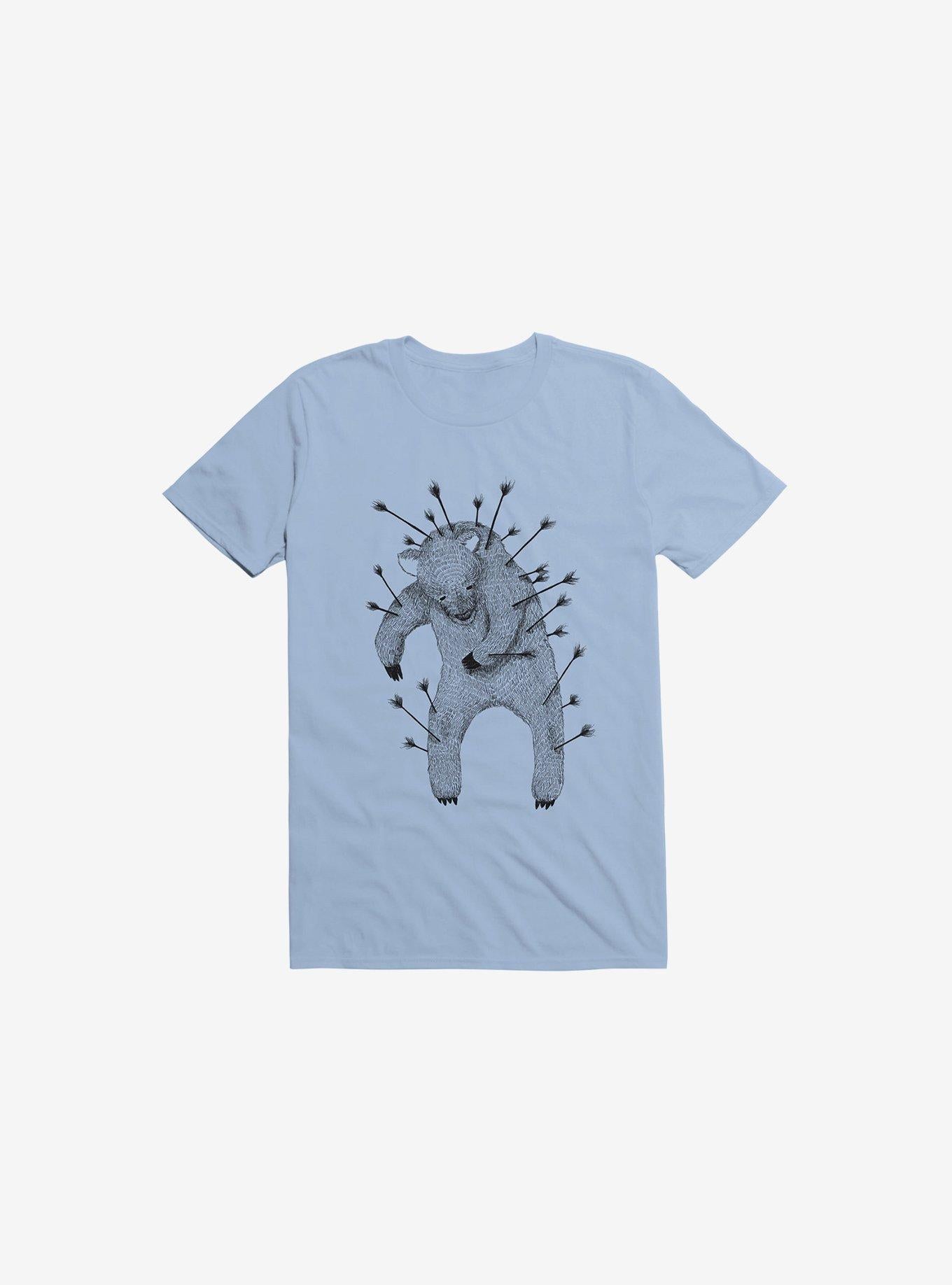 Life And Love Bear Light Blue T Shirt T Shirt Gym Lifestyle Gift Ready