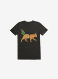 Fruit Cat Pineapple Black T Shirt T Shirt Trending US