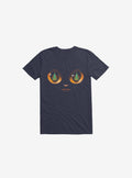 Xmas Cat Attack Navy Blue T Shirt T Shirt Comfort Fit Fan Favorite