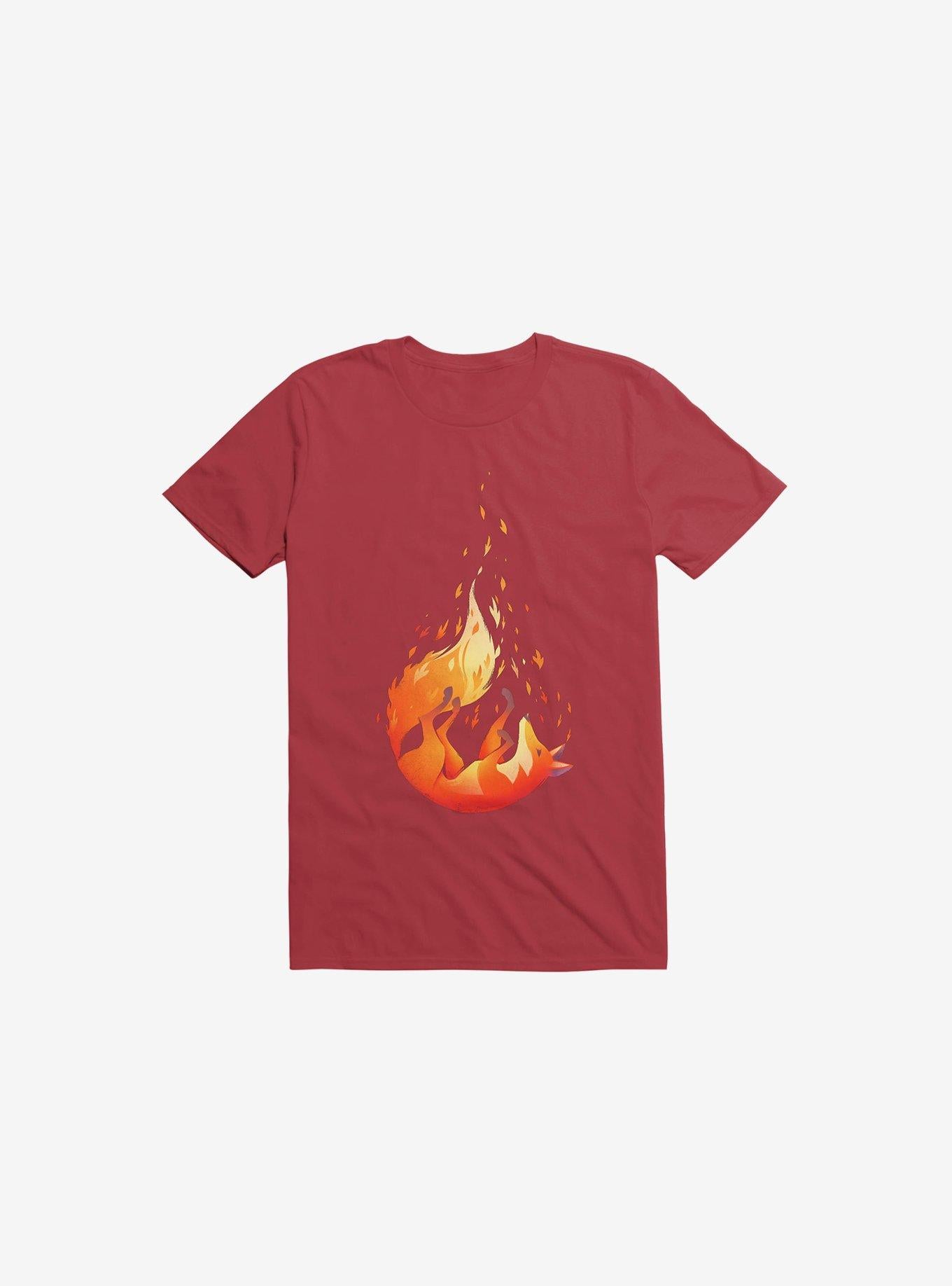 Falling Fox Red T Shirt T Shirt Trending US