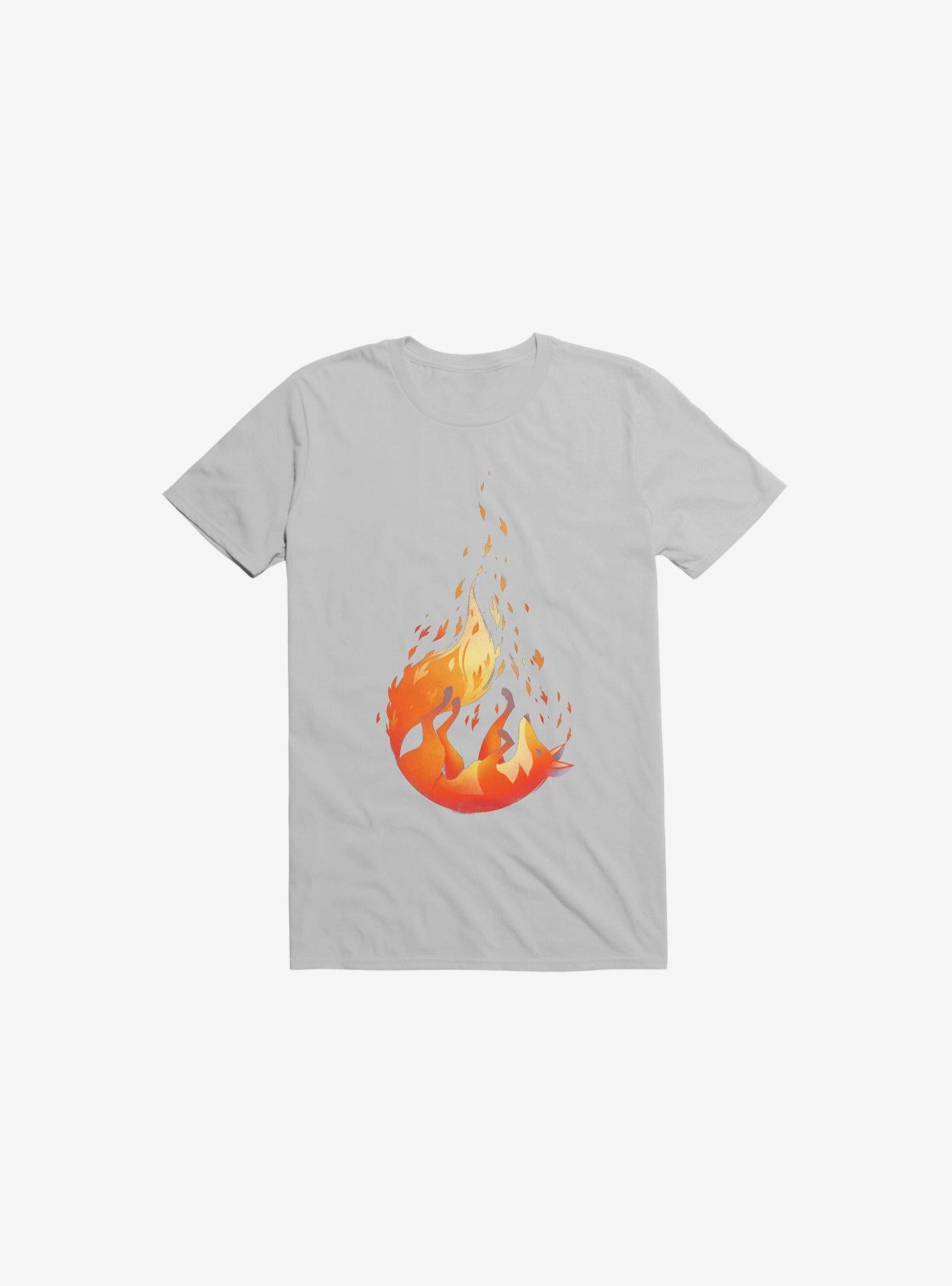 Falling Fox Ice Grey T Shirt T Shirt Viral TikTok Gift Ready