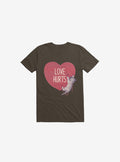 Love Hurts Cat Brown T Shirt T Shirt High Search Demand Hot Right Now
