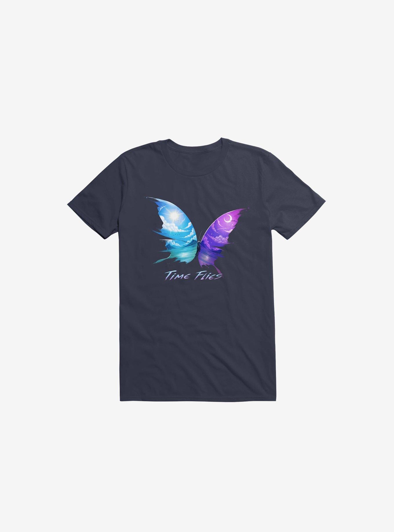 Time Flies Away T Shirt T Shirt Viral TikTok Humor Gift