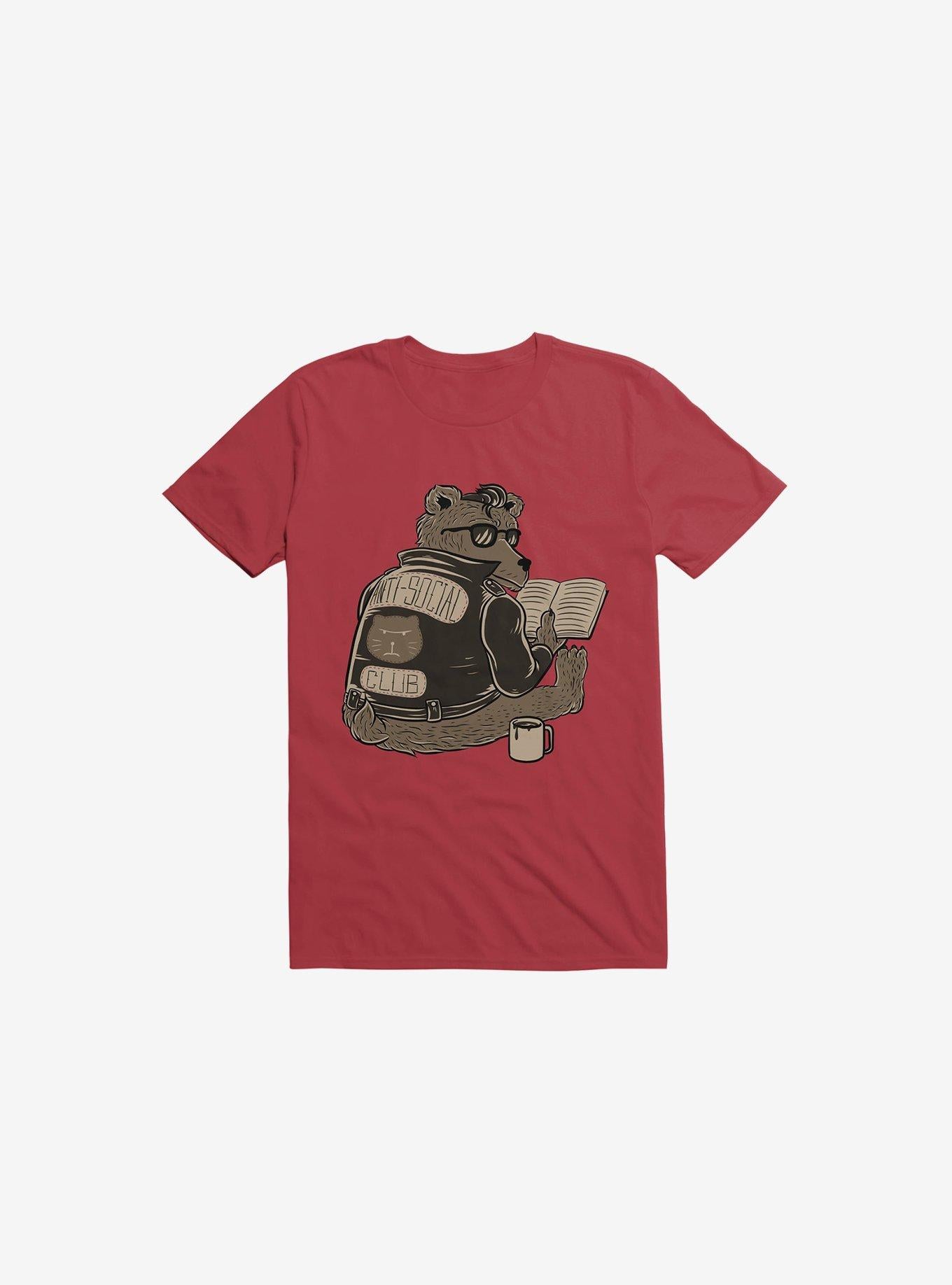 Anti Social Club Red T Shirt T Shirt Trending US