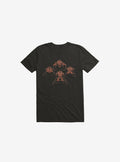 Four Wise Monkeys Black T Shirt T Shirt Trending US Gift Ready
