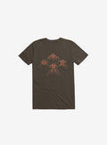 Four Wise Monkeys Brown T Shirt T Shirt Streetwear Style Fan Favorite