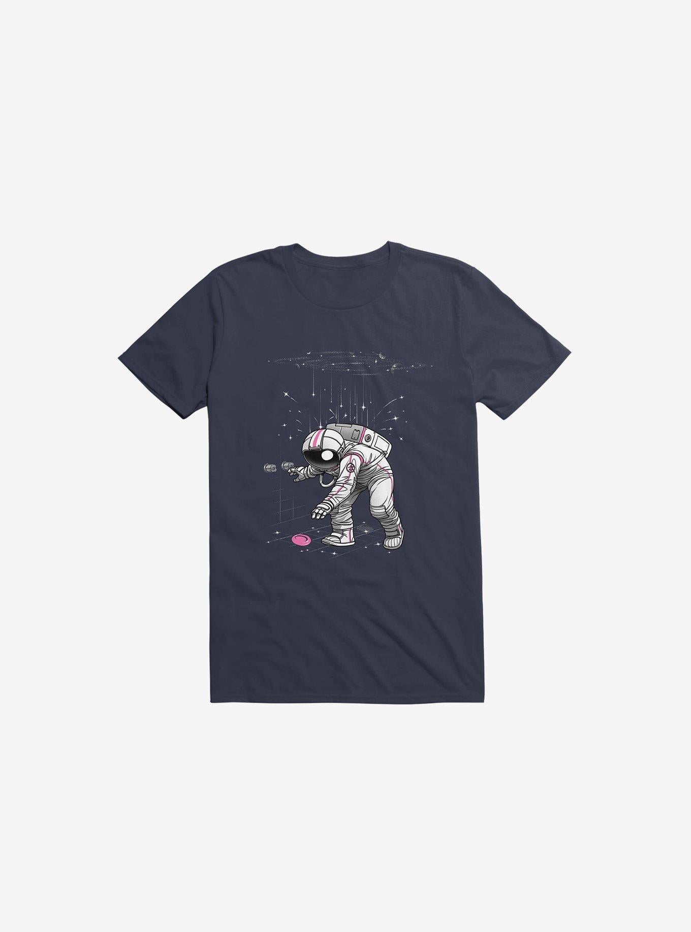 Meteor Shower Navy Blue T Shirt T Shirt Viral TikTok Fan Favorite