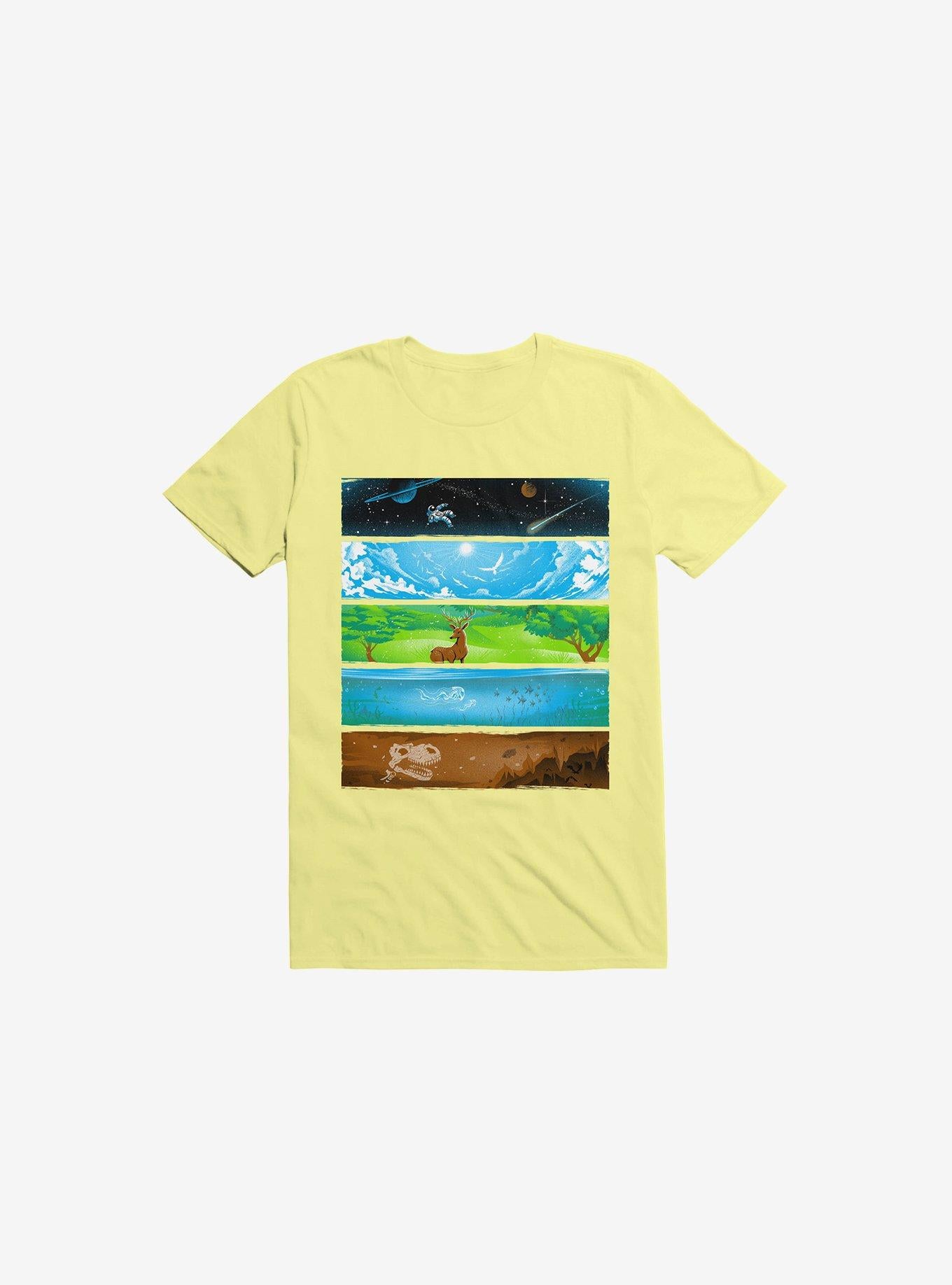 Across The Earth Corn Silk Yellow T Shirt T Shirt Trending US