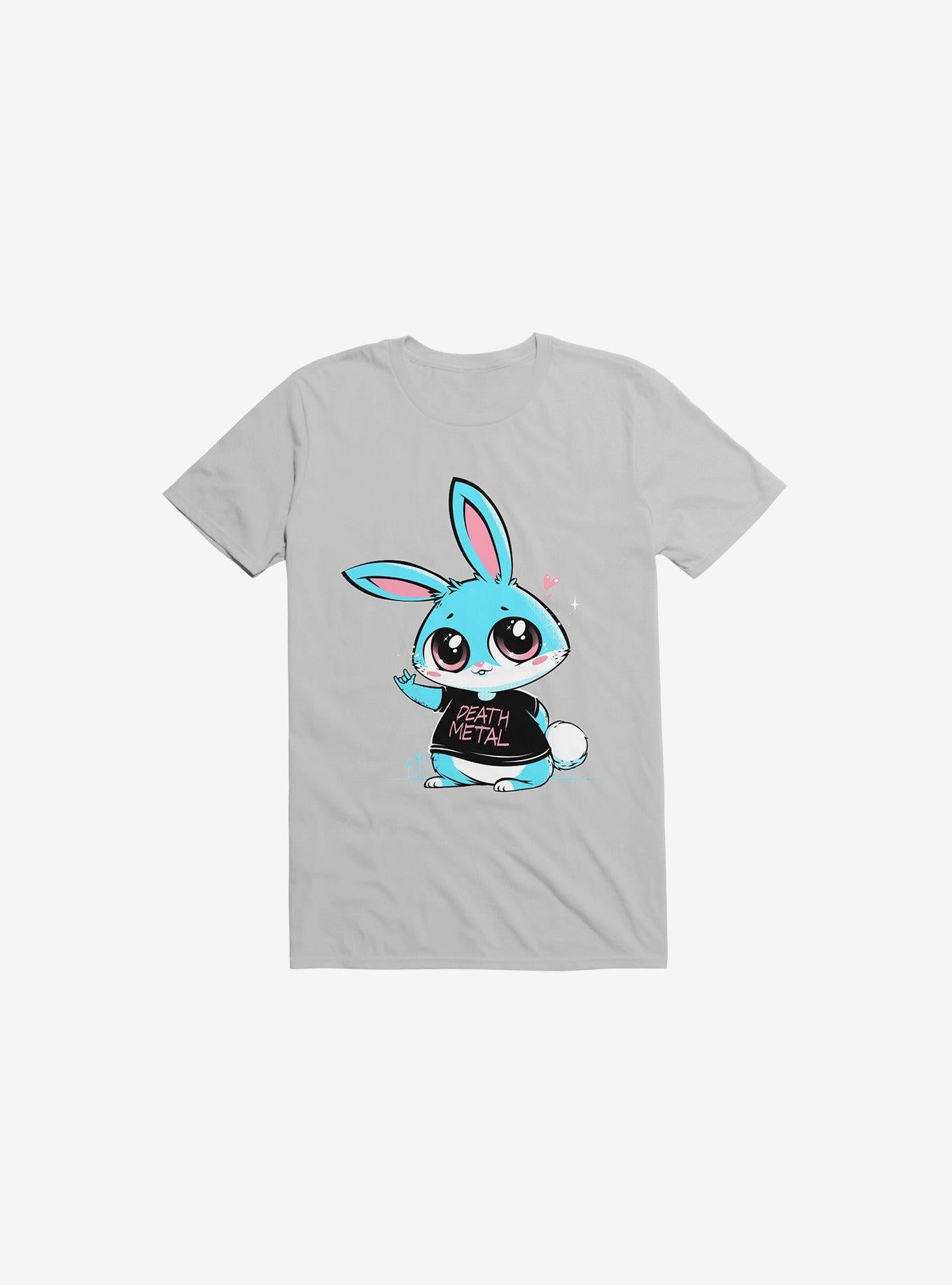 Death Metal Bunny Ice Grey T Shirt T Shirt Trending US