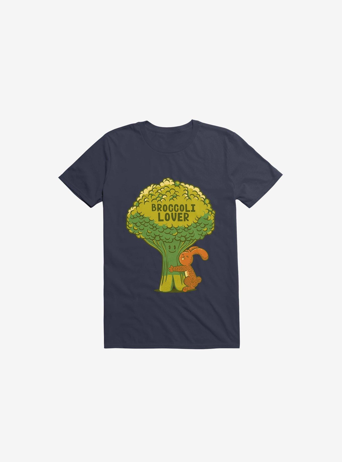 Broccoli Lover Navy Blue T Shirt T Shirt Trending US Hot Right Now