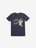 Heart Attack Navy Blue T Shirt T Shirt Comfort Fit Best Seller Look