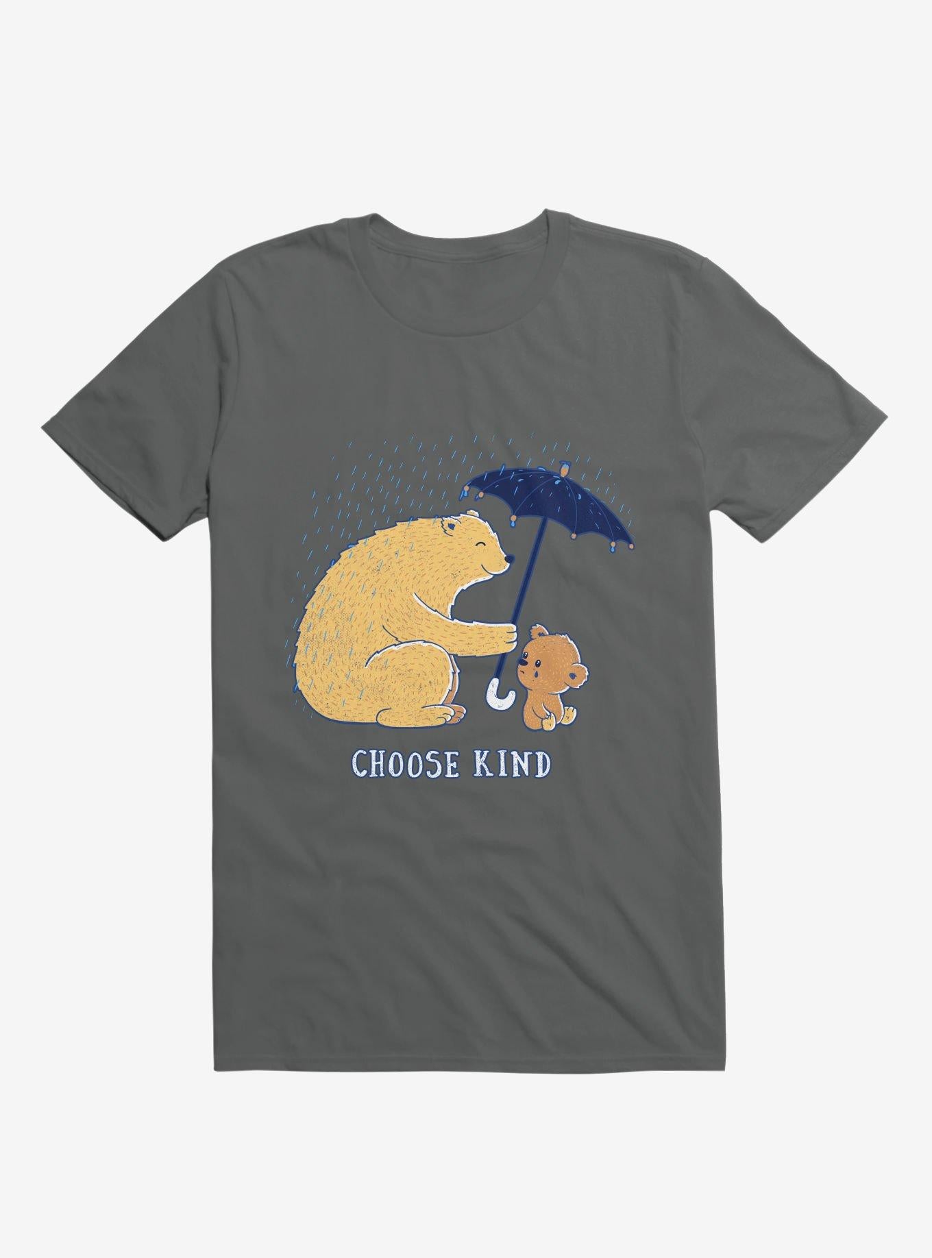Choose Kind Charcoal Grey T Shirt T Shirt Gym Lifestyle Fan Favorite