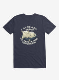 I Already Want To Take A Nap Tomorrow Cat Navy Blue T Shirt T Shirt Comfort Fit Best Seller Look