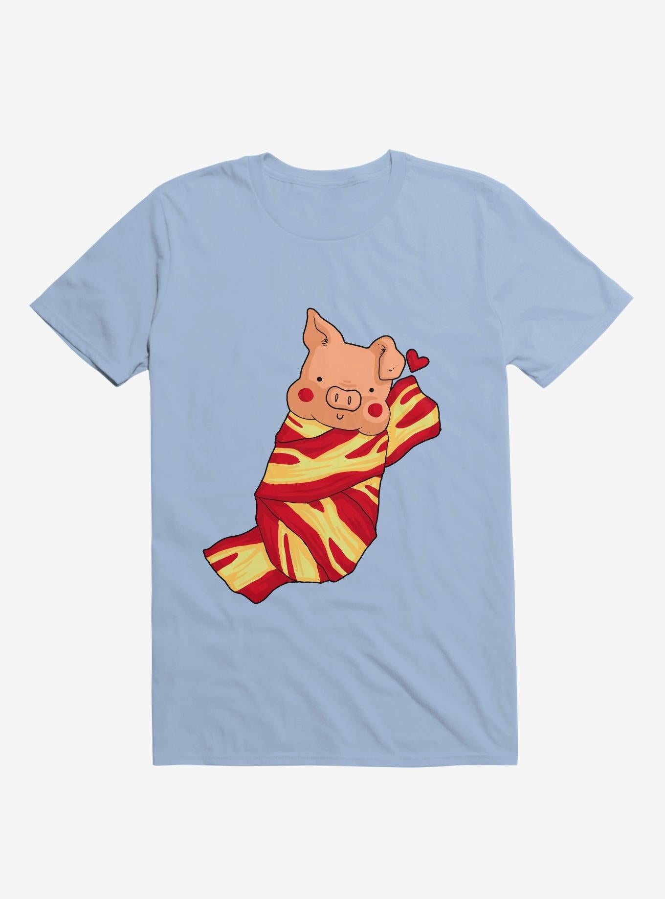 Comfie Pig Light Blue T Shirt T Shirt Trending US