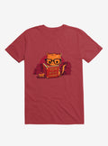 Feed Me And Tell Me I m Smart Cat Red T Shirt T Shirt Comfort Fit Gift Ready