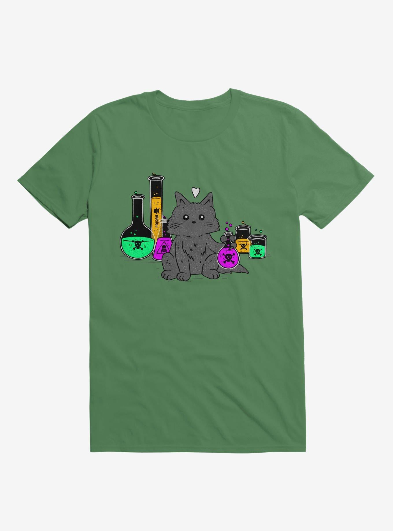 I Think My Cat Wants To Kill Me Kelly Green T Shirt T Shirt Streetwear Style Workout Ready
